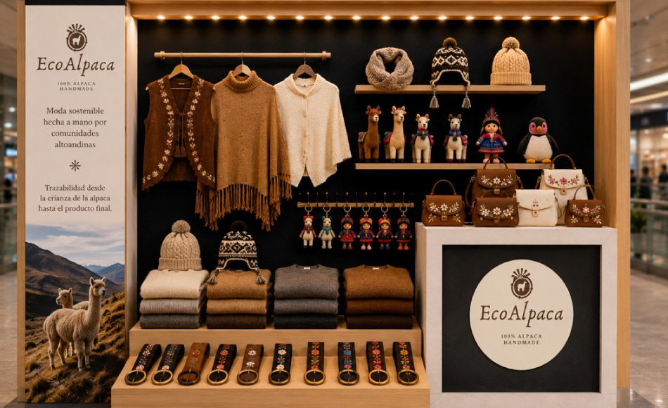 EcoAlpaca llevará la Moda Sostenible Peruana al nuevo Aeropuerto Internacional Jorge Chávez a través del Proyecto Sunku